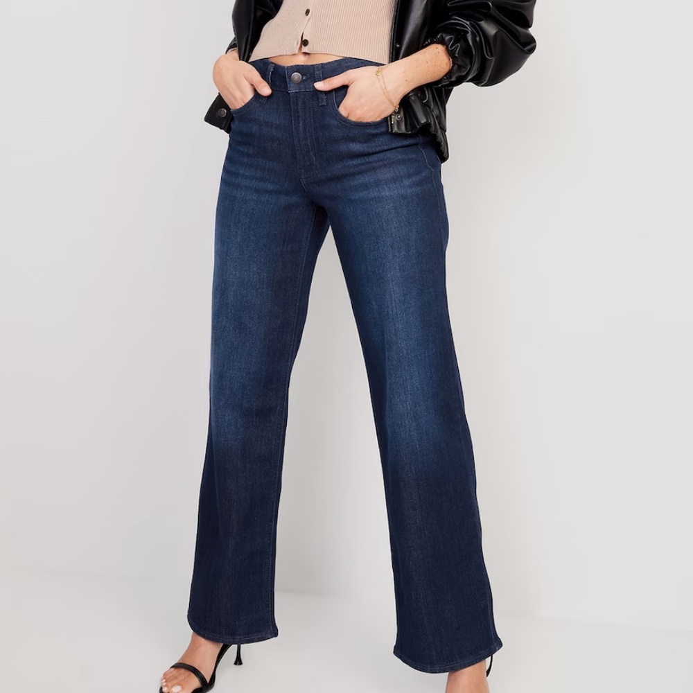 High-Waisted Wow Wide-Leg Jeans